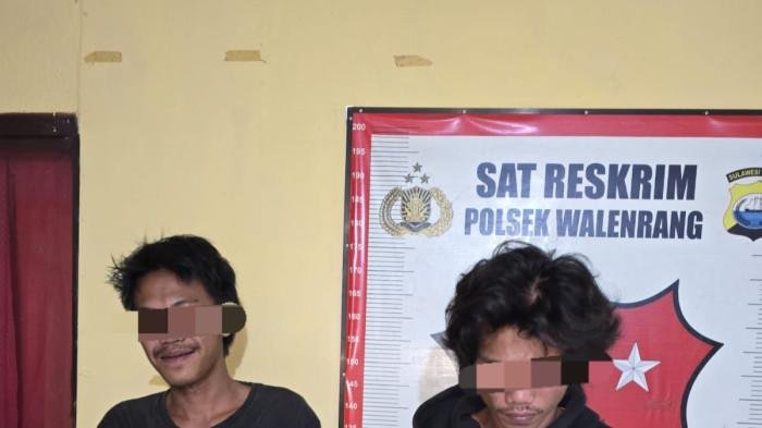 Maborro ‘Pajaki’ Pengendara yang Melintas di Walmas, Dua Pemuda Ditangkap Polisi