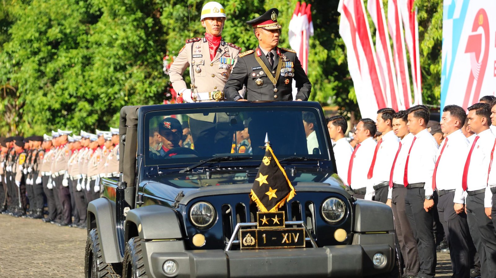 Kapolda Sulsel Pimpin Upacara Hari Bhayangkara Ke-79 Tahun 2025, Tegaskan Komitmen Polri untuk Masyarakat