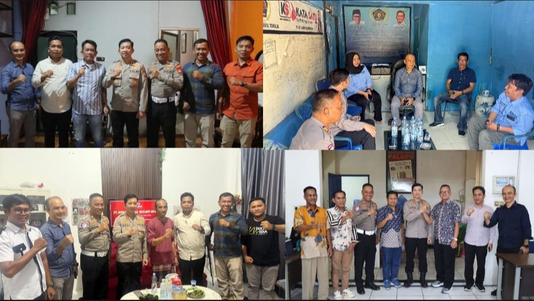 Jaga Kondusifitas Melalui Berita, Kapolres Palopo Silaturahmi ke berbagai media di Palopo