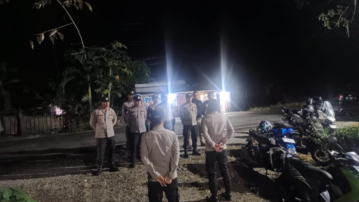 Tingkatkan Pengawasan Antisipasi Tawuran Pemuda, Polres Palopo Jaga di pos